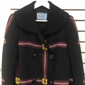 Prada Milano 100% Virgin Wool Coat